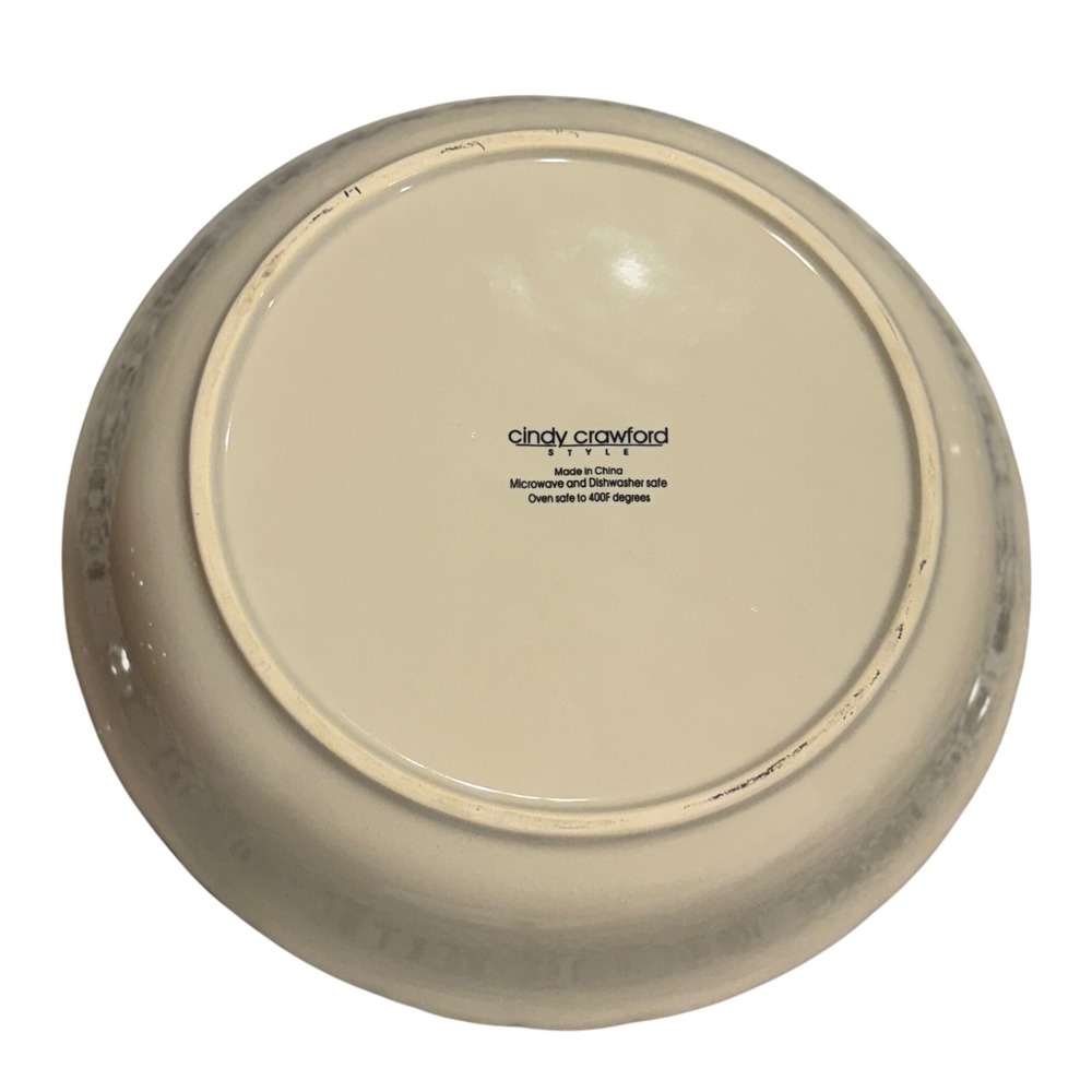 Cindy Crawford Style Pumpkin Pie Serving Dish - Oven, Dishwasher, Microwave Safe - Picture 5 of 6